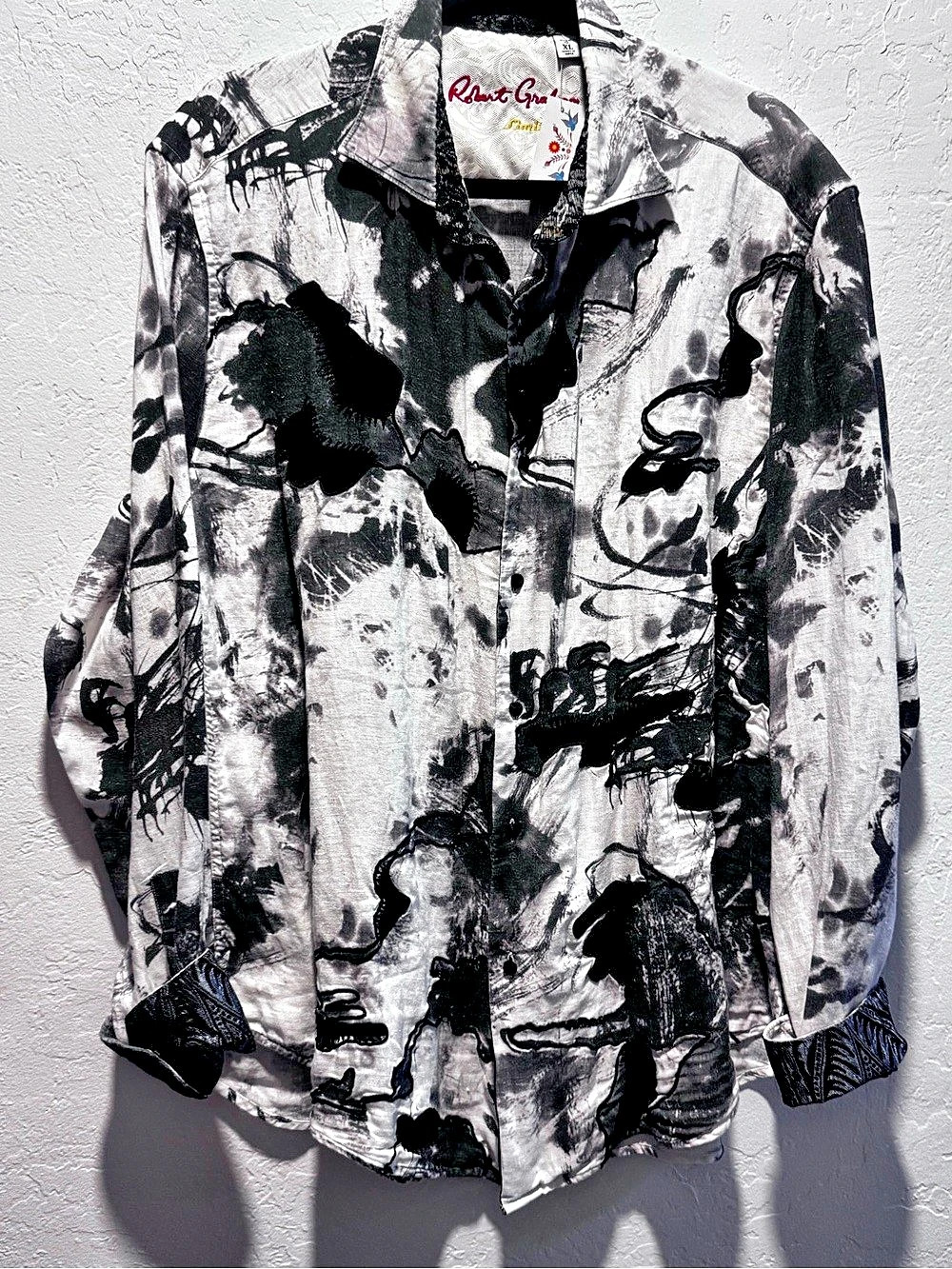 Robert Graham Limited Edition Abstract Print Button Down XL NWT